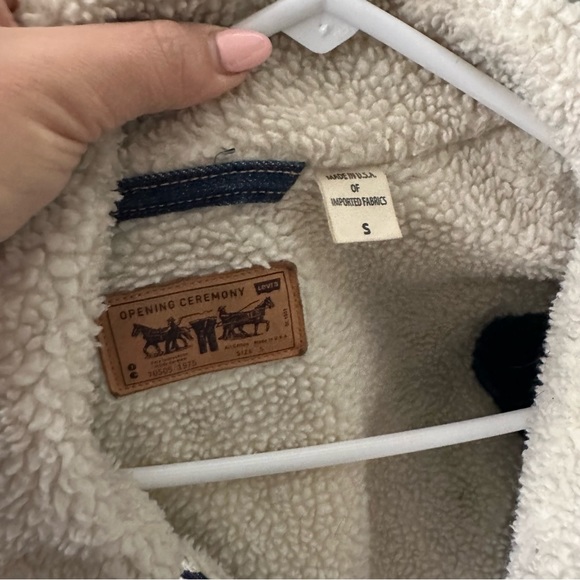 Opening ceremony x Levi’s shearling denim jacket - Picture 4 of 4